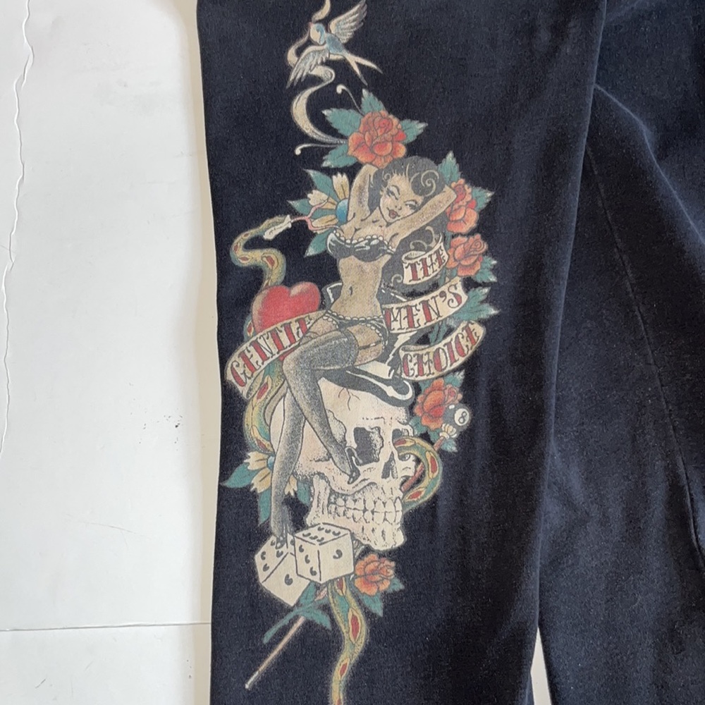 ♠️Lucky🍀Brand♠️🎱🎲Vintage Aces Wild Tattoo Sweatpants ♠️♥️ - Picture 6 of 16
